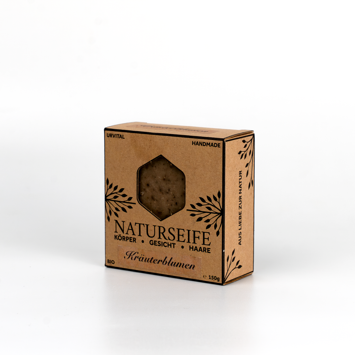 Kräuterblumen Naturseife - 150g