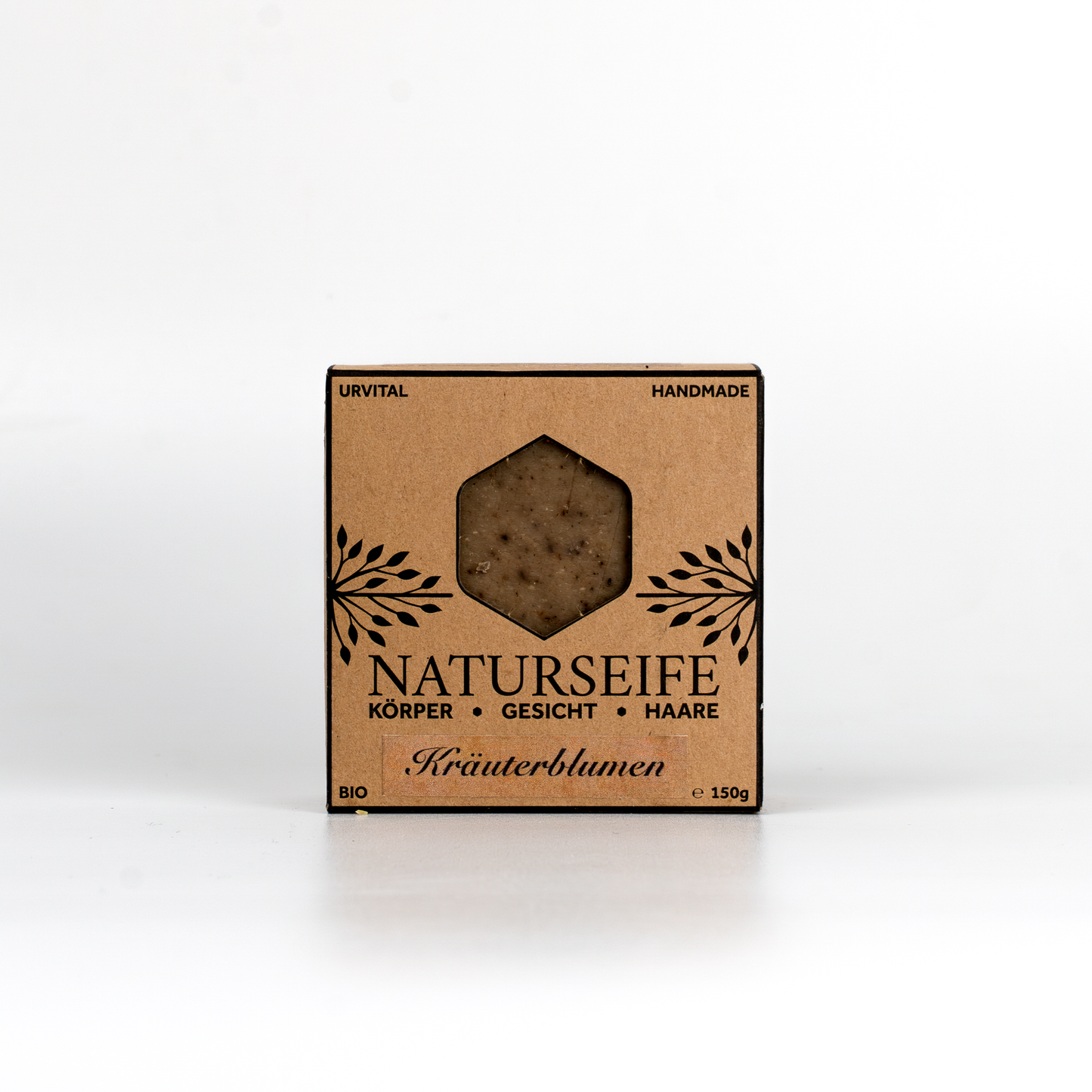 Kräuterblumen Naturseife - 150g