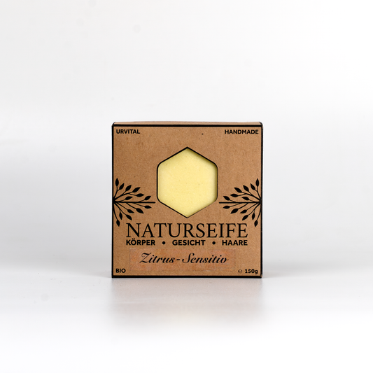 Zitrus Sensitiv Naturseife - 150g