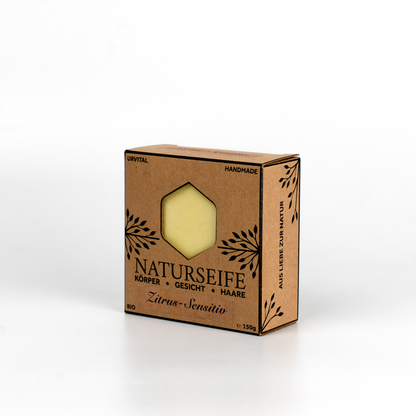 Zitrus Sensitiv Naturseife - 150g